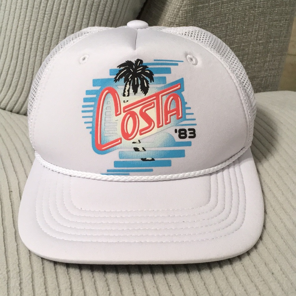 White, Costa '83, "Trucker" Hat (OS)